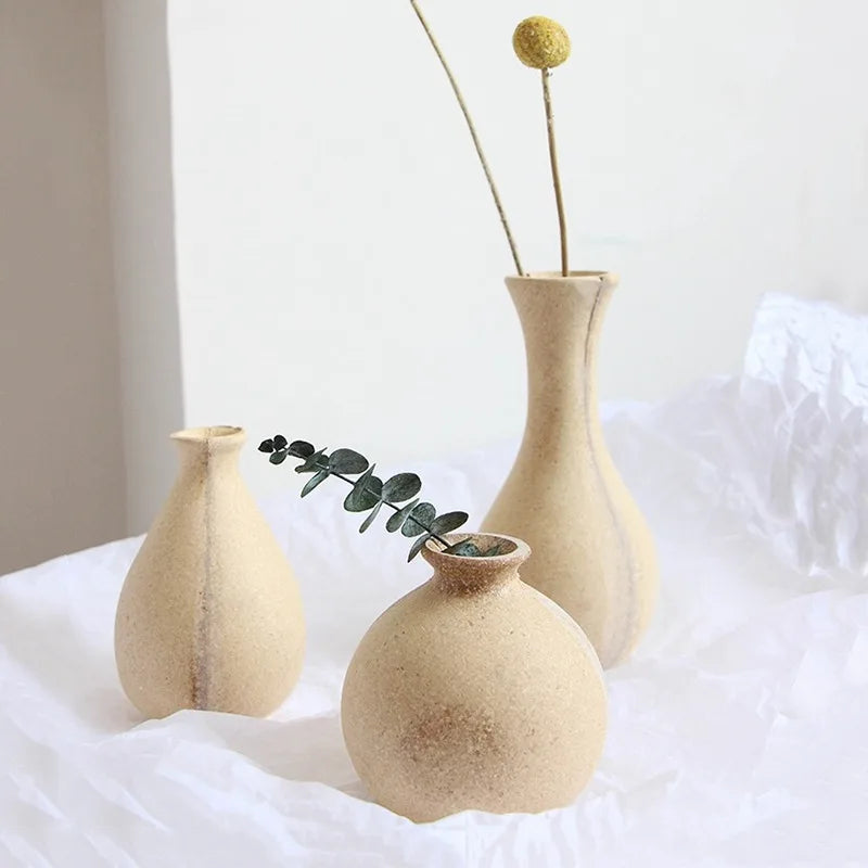 Florero Bruna - Madera Natural