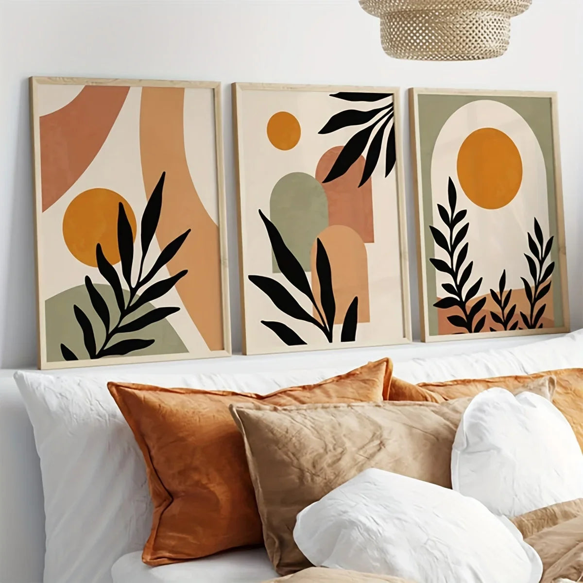 Cuadro Terracota - Hojas Boho