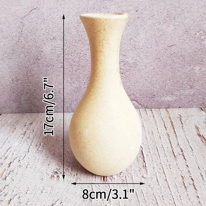 Florero Bruna - Madera Natural