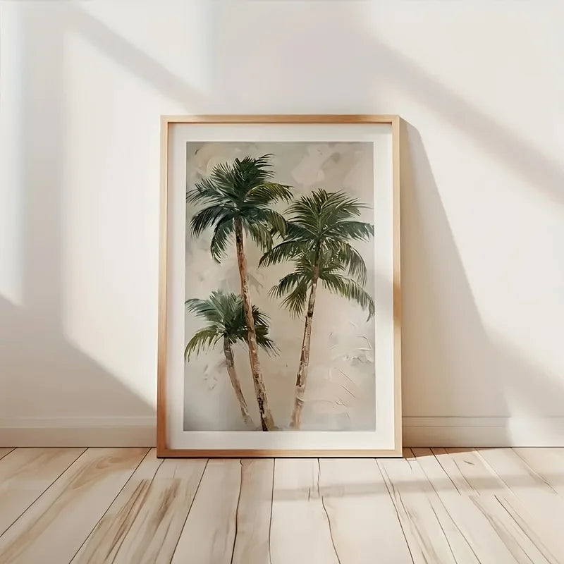 Cuadro Caribe - Palmera Tropical