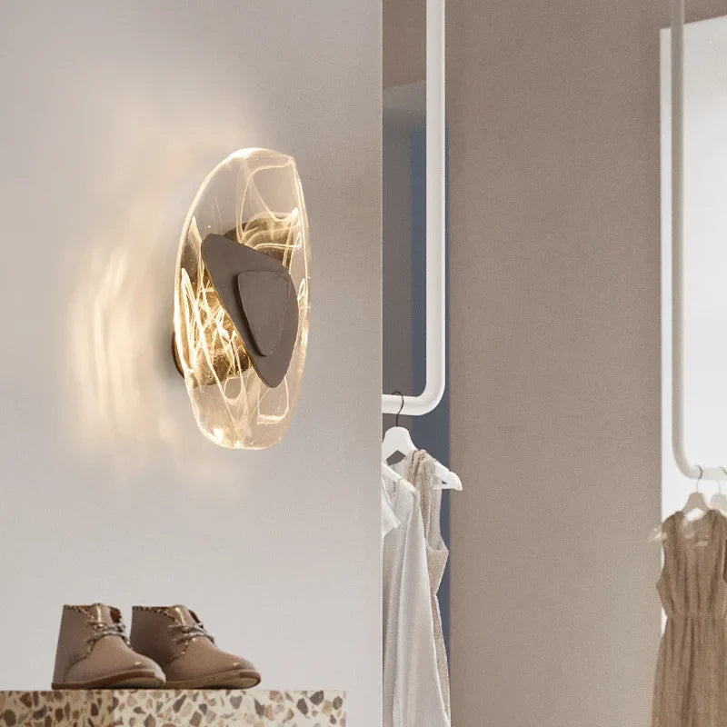 Aplique Halo - Vidrio y Metal