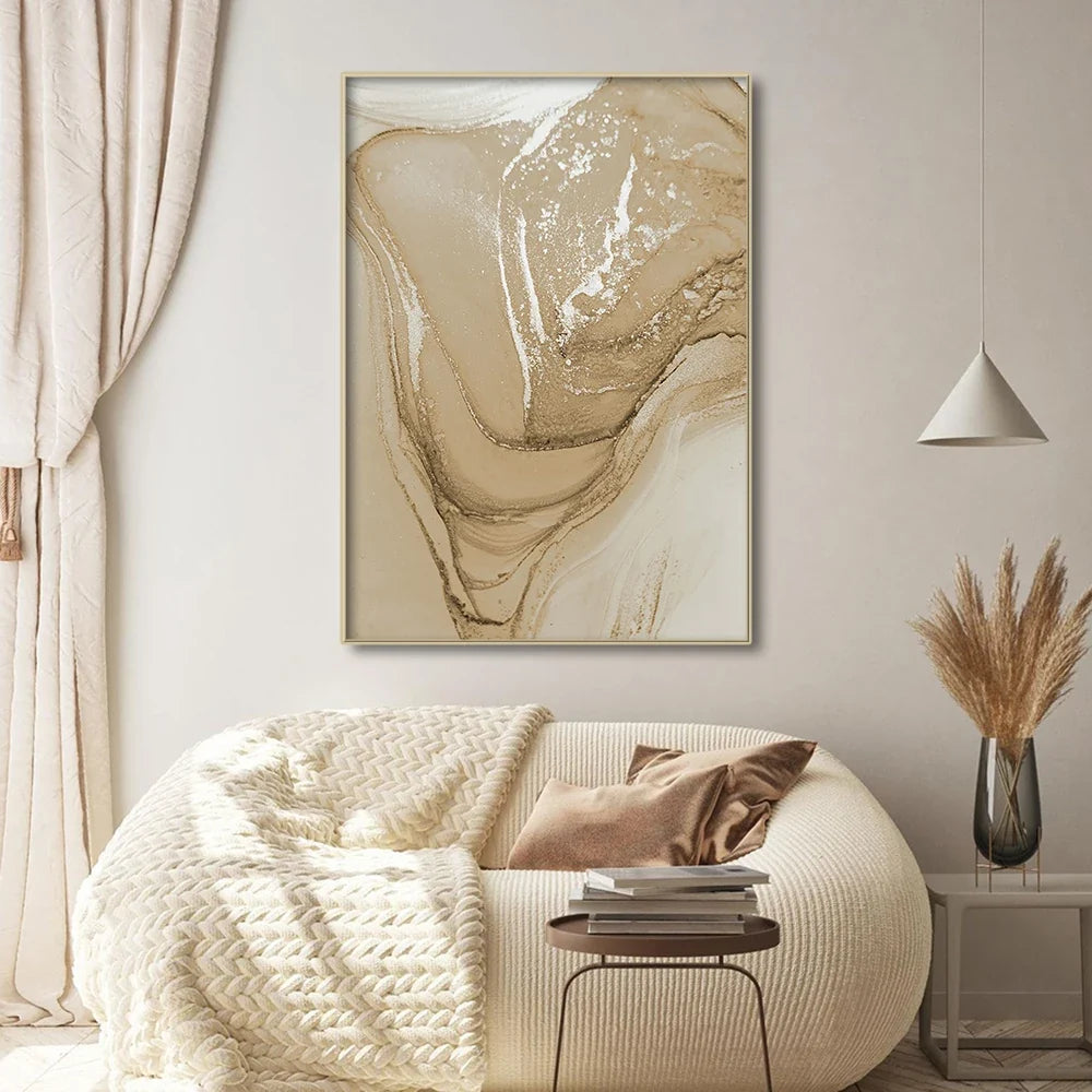 Tríptico Bahía - Mármol Beige